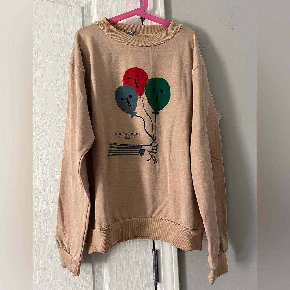Weekend House Kids “Balloons” Sweatshirts 11-12 NWT!